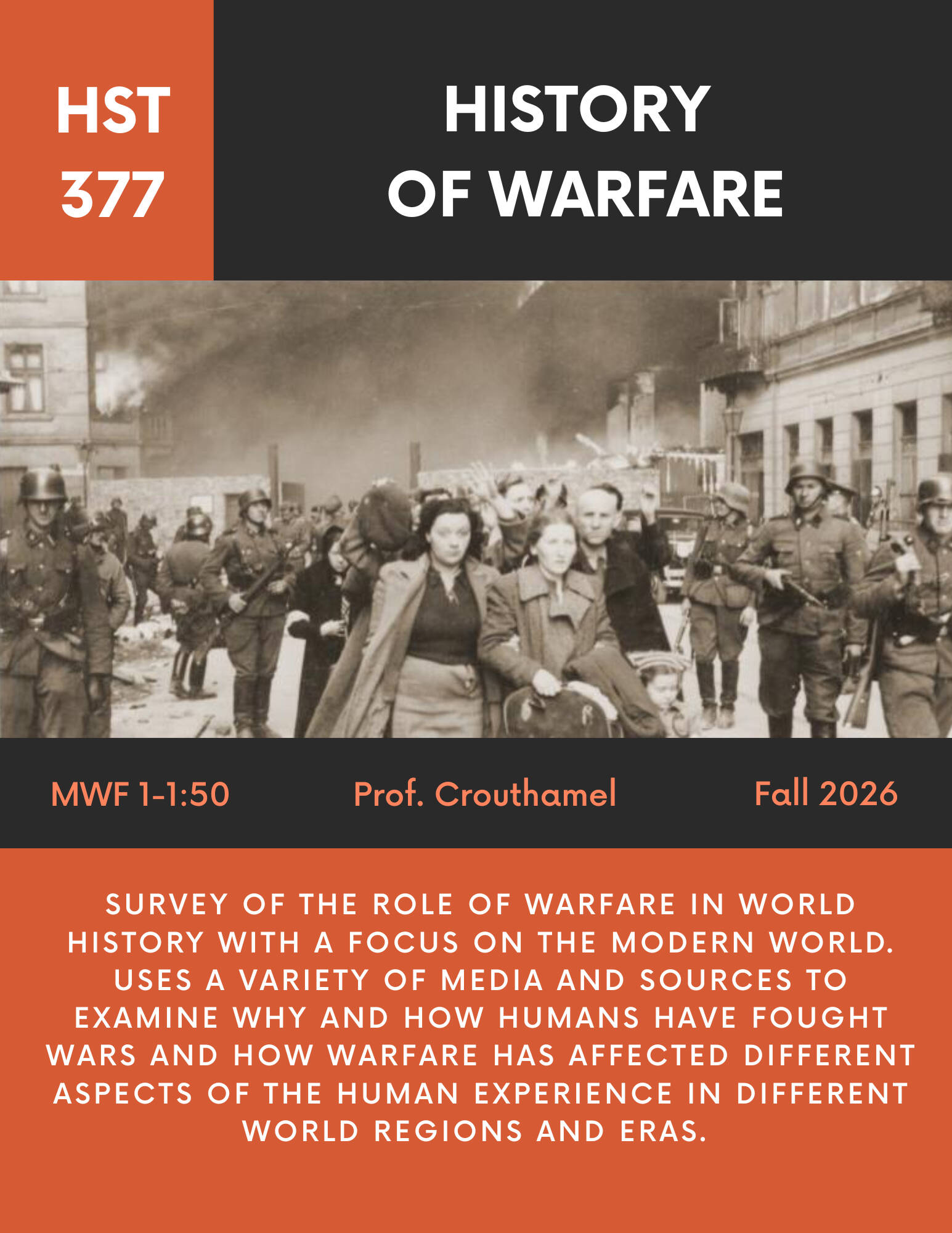 HST 377 History of Warfare